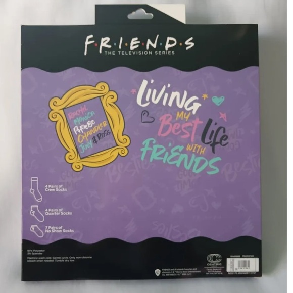 Friends 15 Days of Socks Size L 3-10 - Picture 2 of 5